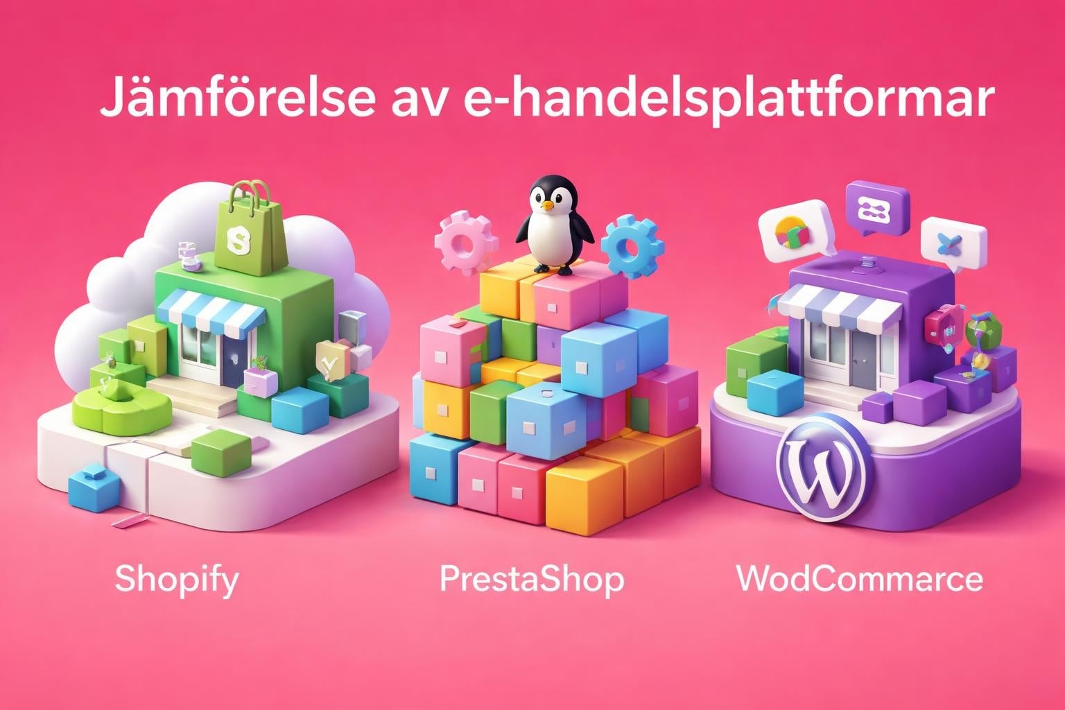 shopify vs prestashop vs woocommerce en komplett guide Shopify vs PrestaShop vs WooCommerce – En Komplett Guide