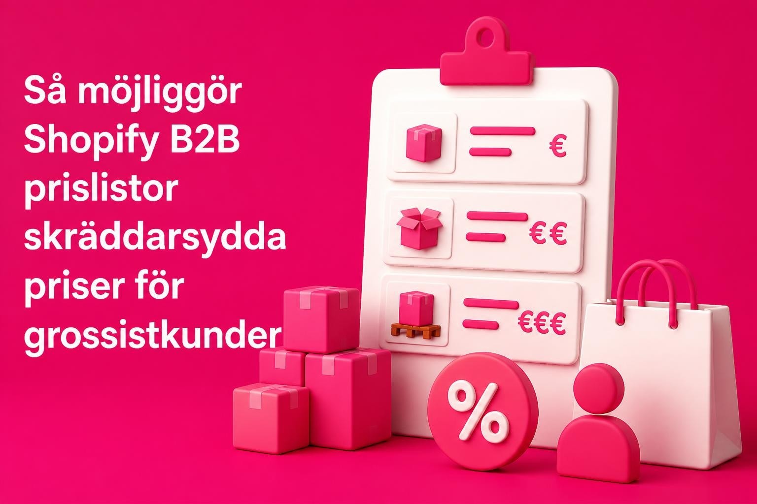 shopify prislistor b2b guide fr grossisthandel 2026 Shopify Prislistor B2B: Guide för Grossisthandel 2026